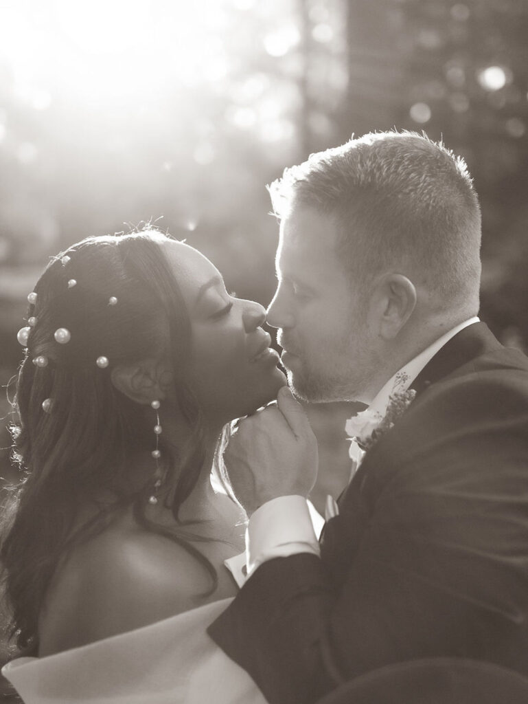 An elegantly chic wedding at the Baltimore Museum of Art captures the essence of true love with touching personal vows & sophisticated attire.