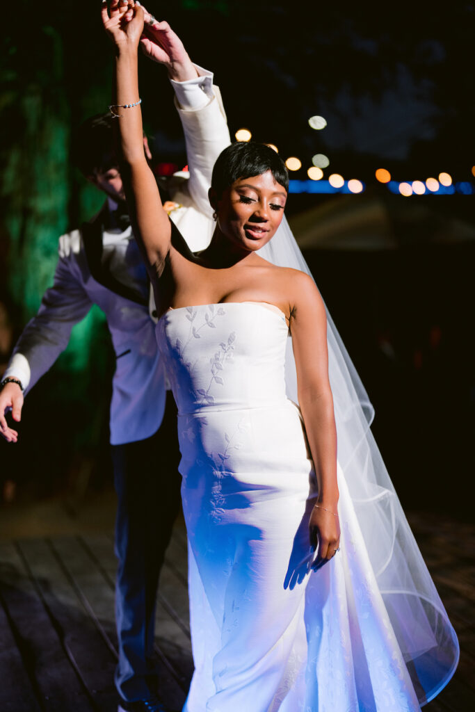 Bursting with colorful summer florals and sweet details, love blooms in this private estate wedding at the bride's grandmother's home in Walnut Creek, California.