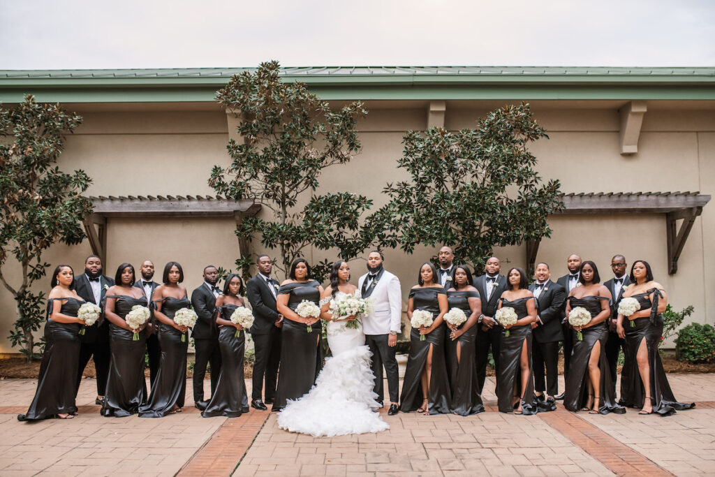 High school sweethearts, Shinead and Maurice, tied the knot at their classy gold and white wedding in Myrtle Beach, South Carolina!