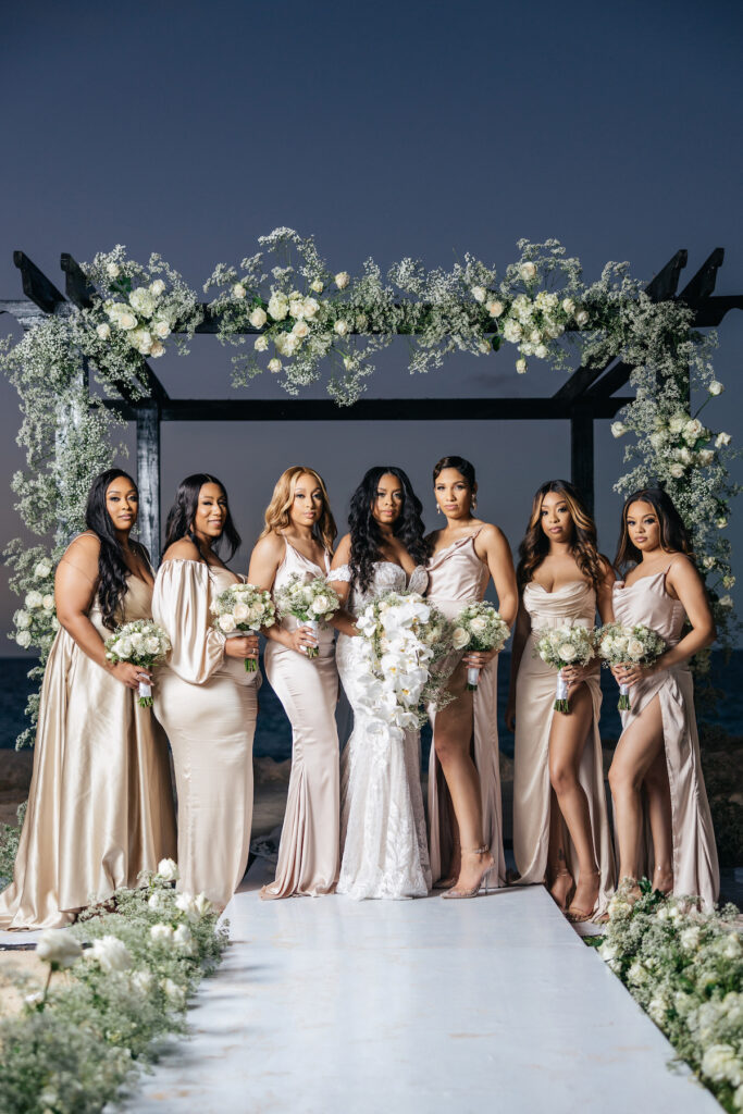 Coterie Wedding Planner, Patrice Dehaney of Lux Event Design, brought Arielle and Sevawn's timeless romantic destination wedding to life!