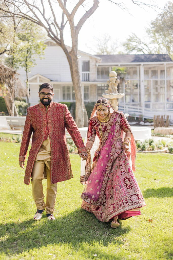 Rohit & Yutika's spring Hindu wedding at Casa Blanca on Brushy Creek in Texas was done their way and authentically celebrated their style.