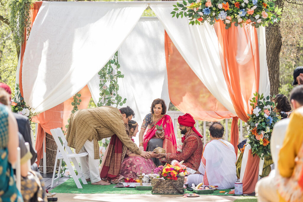 Rohit & Yutika's spring Hindu wedding at Casa Blanca on Brushy Creek in Texas was done their way and authentically celebrated their style.