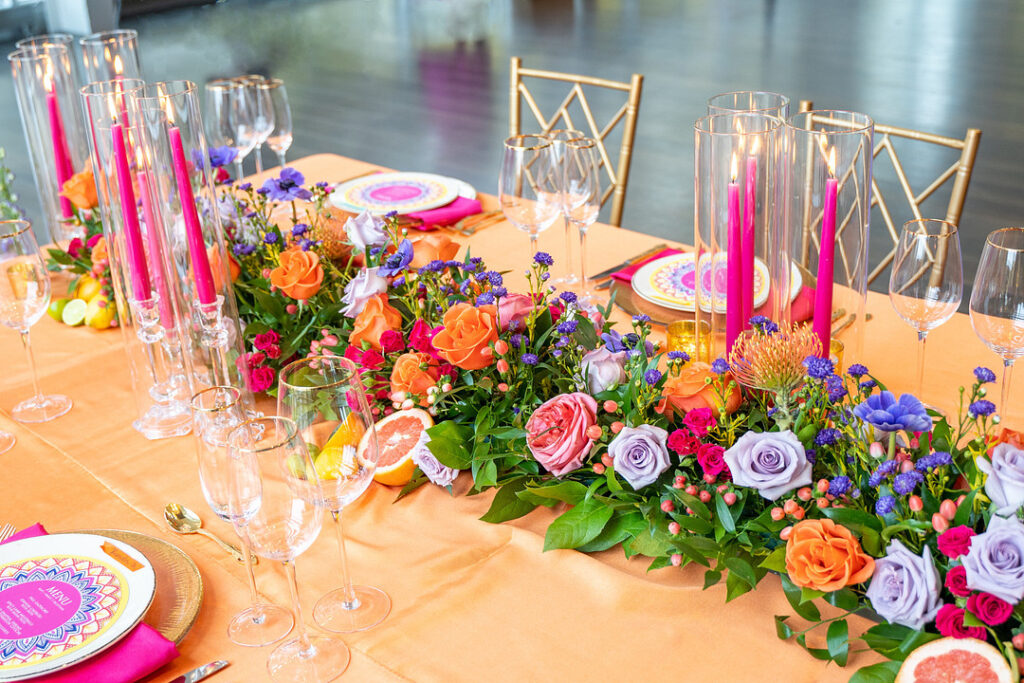 This beautiful East Indian & American-styled shoot is a colorful ADA (Americans with Disabilities Act) love story engaging all five senses.