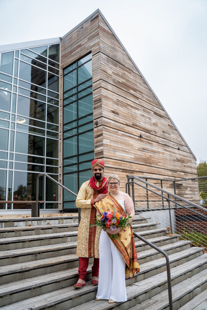 This beautiful East Indian & American-styled shoot is a colorful ADA (Americans with Disabilities Act) love story engaging all five senses.