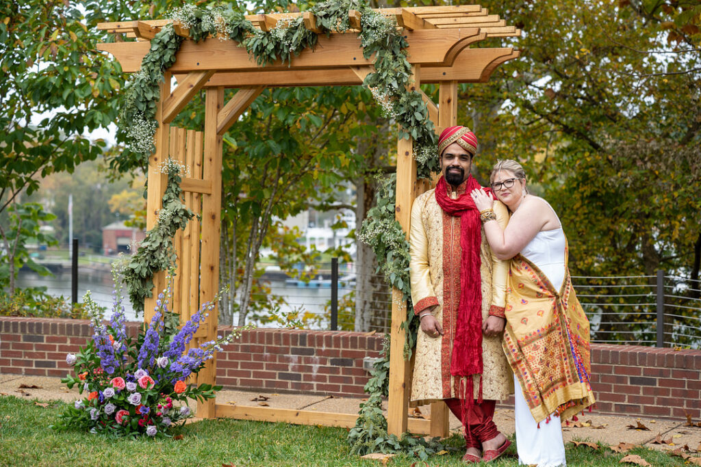 This beautiful East Indian & American-styled shoot is a colorful ADA (Americans with Disabilities Act) love story engaging all five senses.