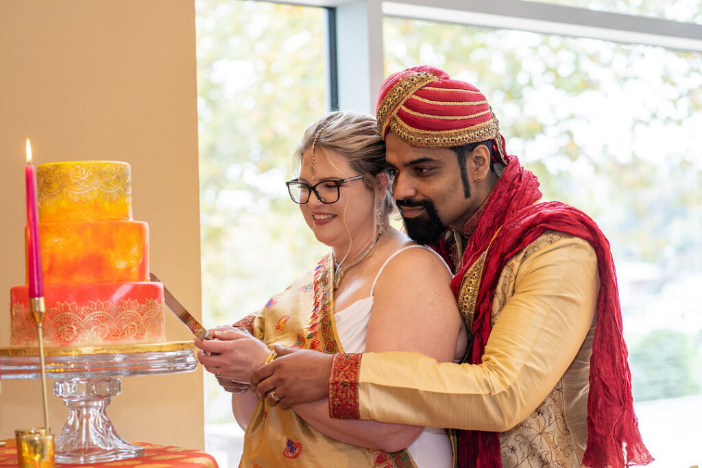 This beautiful East Indian & American-styled shoot is a colorful ADA (Americans with Disabilities Act) love story engaging all five senses.