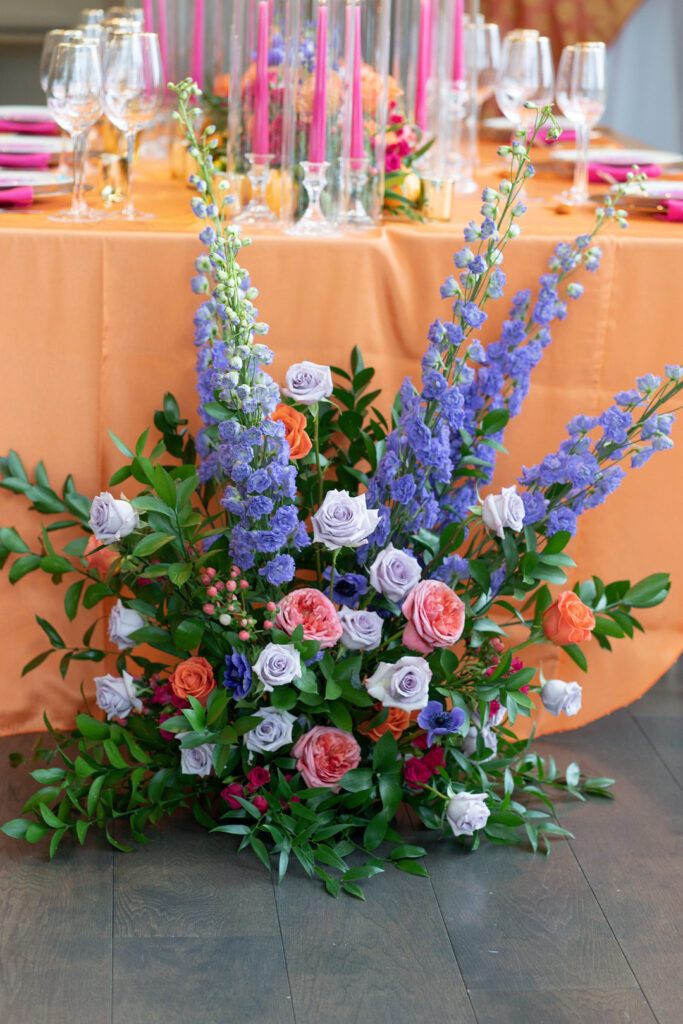 This beautiful East Indian & American-styled shoot is a colorful ADA (Americans with Disabilities Act) love story engaging all five senses.