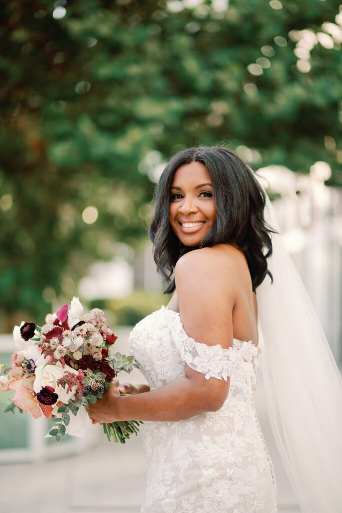 This modern garden wedding at the W Hotel in Fort Lauderdale, Florida boasts full blooms and ultra-contemporary decor!