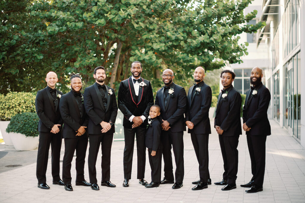 This modern garden wedding at the W Hotel in Fort Lauderdale, Florida boasts full blooms and ultra-contemporary decor!