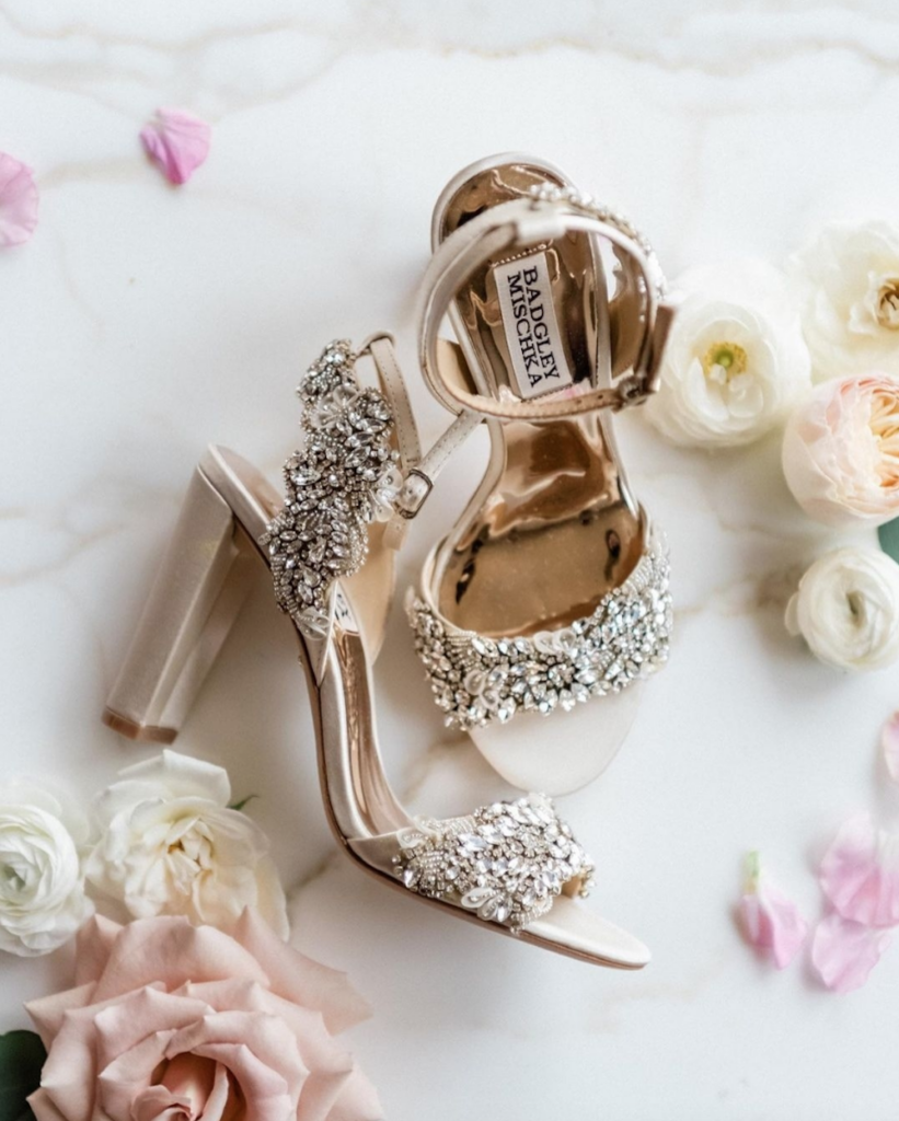 We've selected 19 standout summer bridal shoe styles that will surely bring extra glam and dazzle to your bridal style. | Stunning Libby Crystal Embellished Evening Shoes