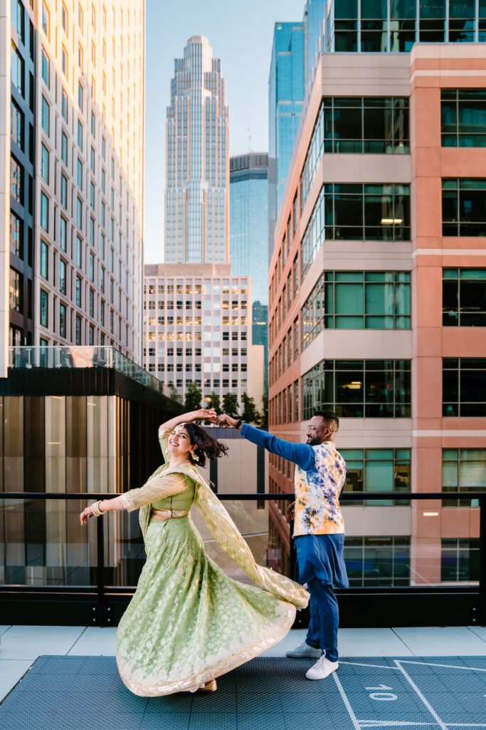 Adam and Shiveta's 3-day wedding celebration culminated in a colorful pink ceremony at the Minneapolis Institute of Arts!