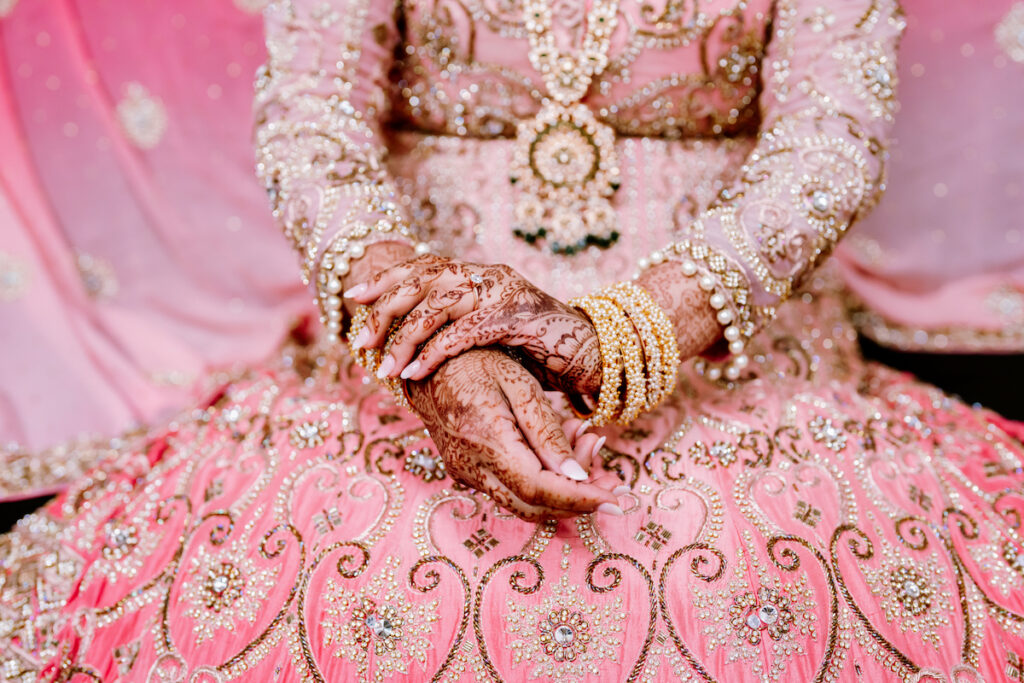 Adam and Shiveta's 3-day wedding celebration culminated in a colorful pink ceremony at the Minneapolis Institute of Arts! 