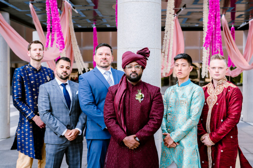 Adam and Shiveta's 3-day wedding celebration culminated in a colorful pink ceremony at the Minneapolis Institute of Arts! 