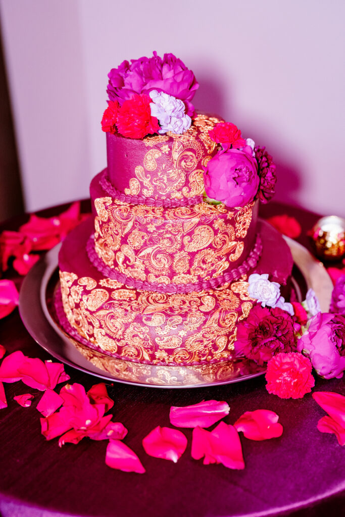 Adam and Shiveta's 3-day wedding celebration culminated in a colorful pink ceremony at the Minneapolis Institute of Arts! 