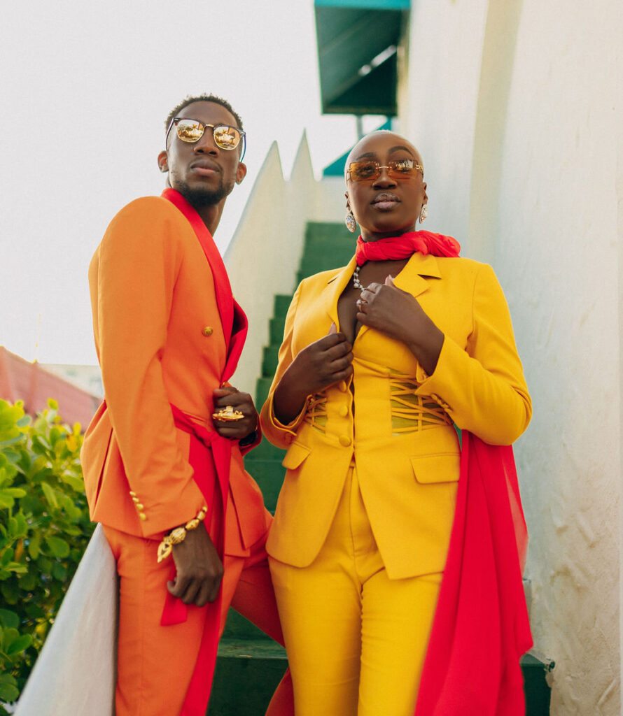 Featured in Issue 29, Bishop & Sarah's vibrant Miami engagement session is a total vibe with colorful attire and a Mercedes-Benz convertible!