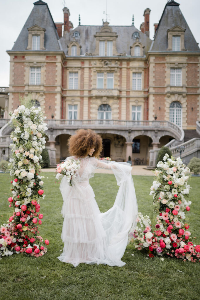 Featured in Issue 29, this chic-styled shoot at Château Bouffémont in Paris is a gorgeous ode to Spring inspired by a luxury bohemian theme.