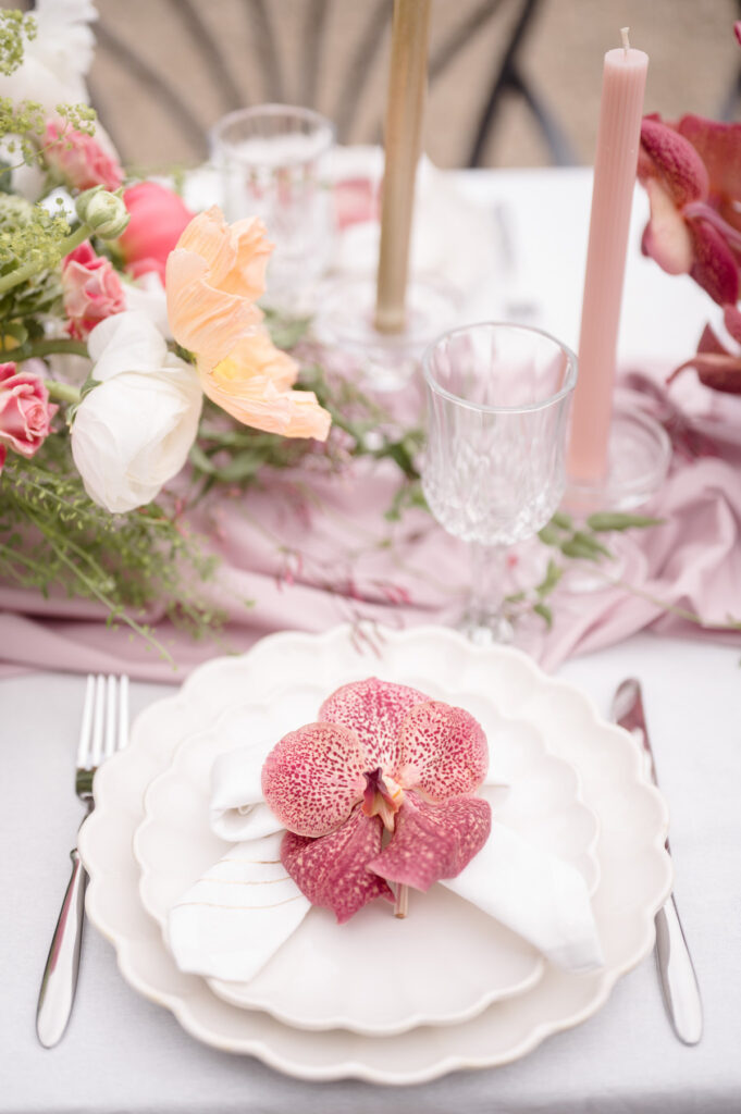 Featured in Issue 29, this chic-styled shoot at Château Bouffémont in Paris is a gorgeous ode to Spring inspired by a luxury bohemian theme.