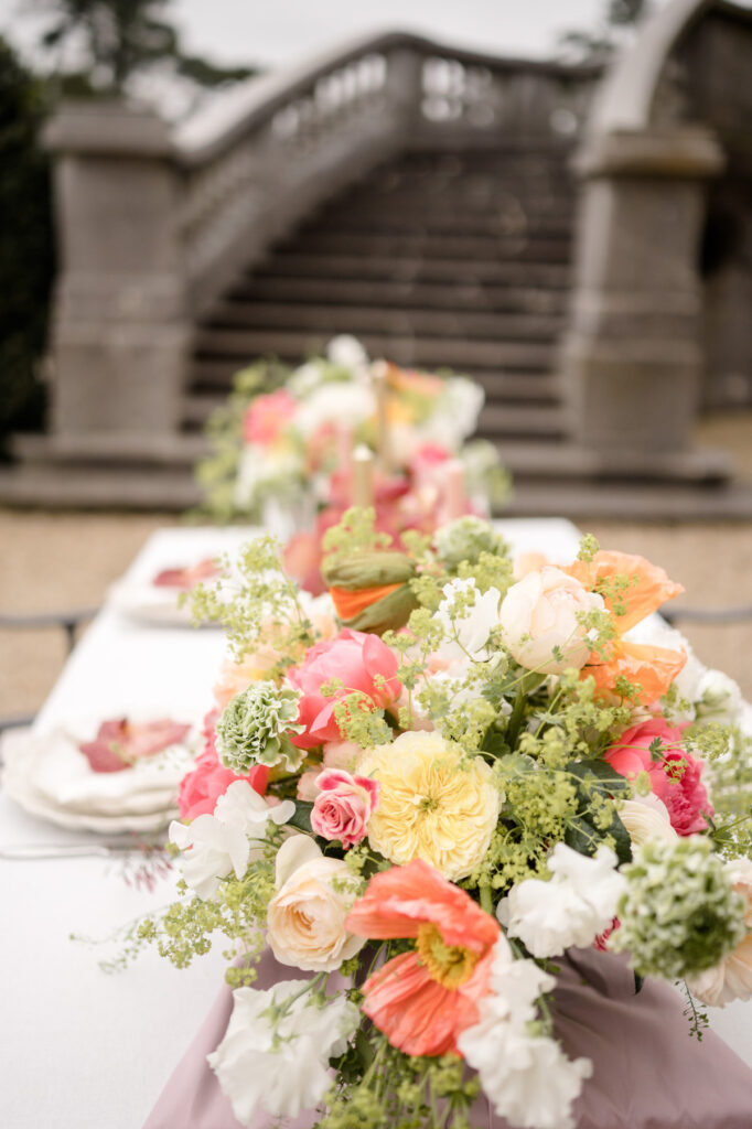 Featured in Issue 29, this chic-styled shoot at Château Bouffémont in Paris is a gorgeous ode to Spring inspired by a luxury bohemian theme.