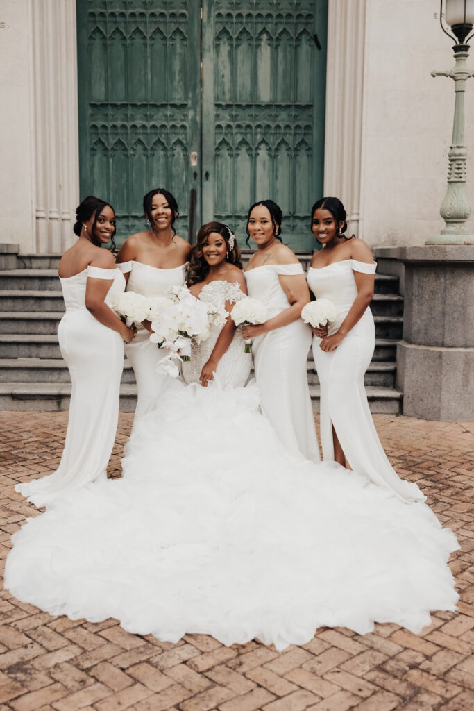 Featured in Issue 29, couple marks the official start of their lives together in an elegant southern wedding at Louisiana's Old State Capitol.