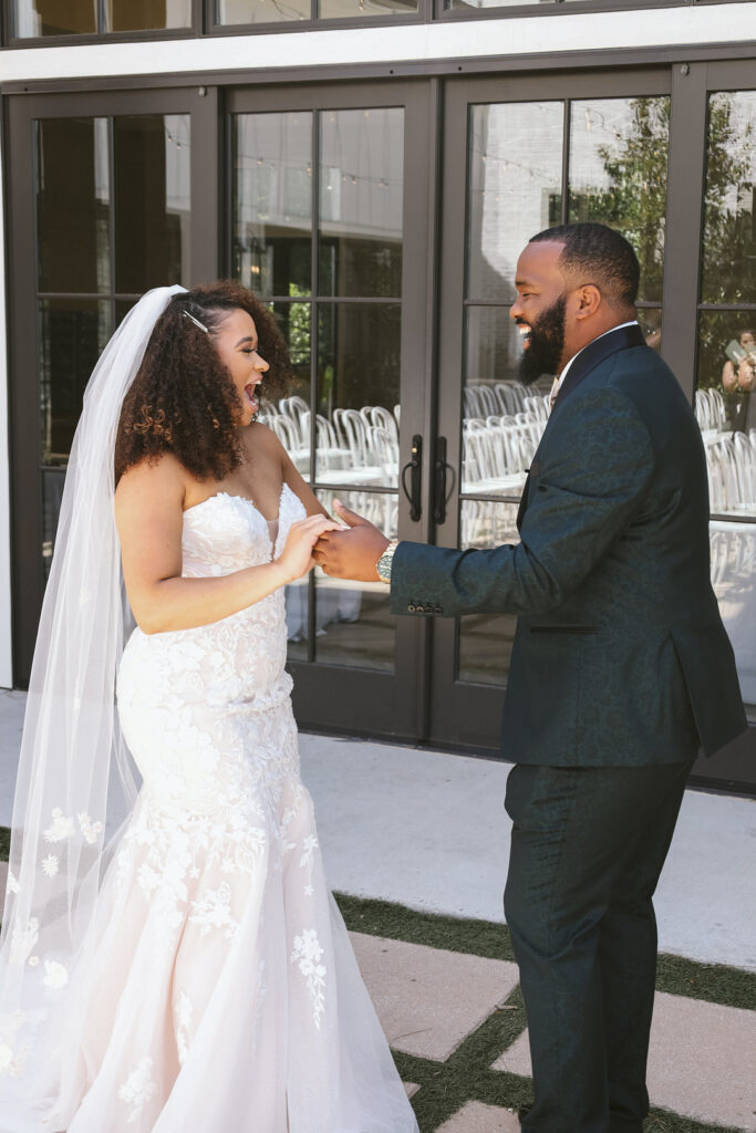 Modern couple weds on Juneteenth at the Bradford in Raleigh, North Carolina, reminding guests that love has always been the center of black excellence.