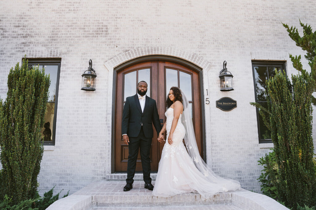 Modern couple weds on Juneteenth at the Bradford in Raleigh, North Carolina, reminding guests that love has always been the center of black excellence.