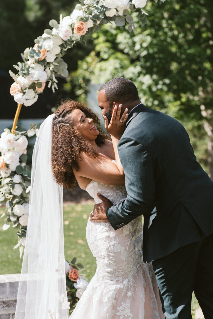 Modern couple weds on Juneteenth at the Bradford in Raleigh, North Carolina, reminding guests that love has always been the center of black excellence.