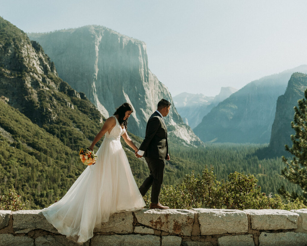 Yeang-Shin and Anderson's elopement shoot in Yosemite National Park was the romantic inspiration you've been waiting for!