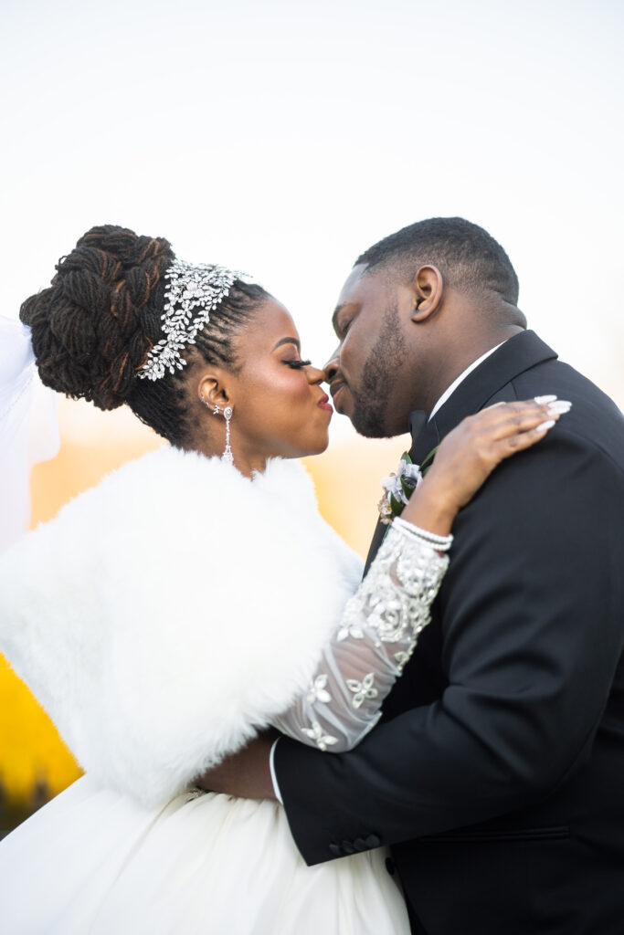 Featured in Issue No. 29, Rose and Michael's vibrant winter wedding has colorful, lush blooms and chic over-the-top decor!