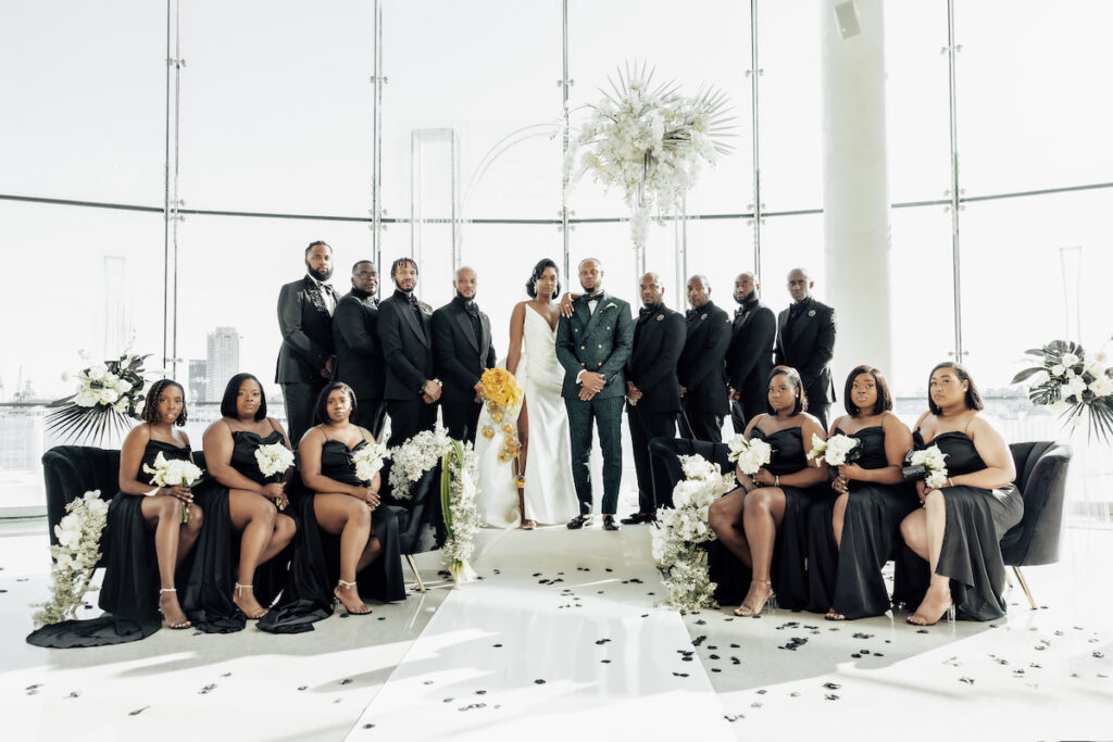 Featured in MunaLuchi Bridal Magazine Issue 29, T'Kiyah and Christopher’s waterfront wedding at the Half Moone Celebration Center in Norfolk, Virginia, was a dreamy affair. 