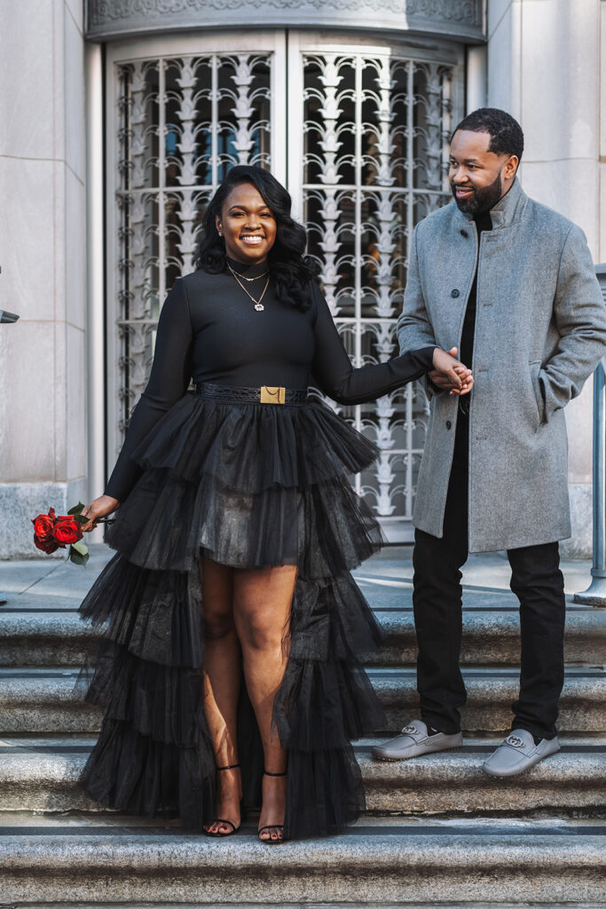 Featured in MunaLuchi Bridal Magazine Issue 29, Tamara and Karis commemorated their love in an intimate vow renewal in Old City Philadelphia.