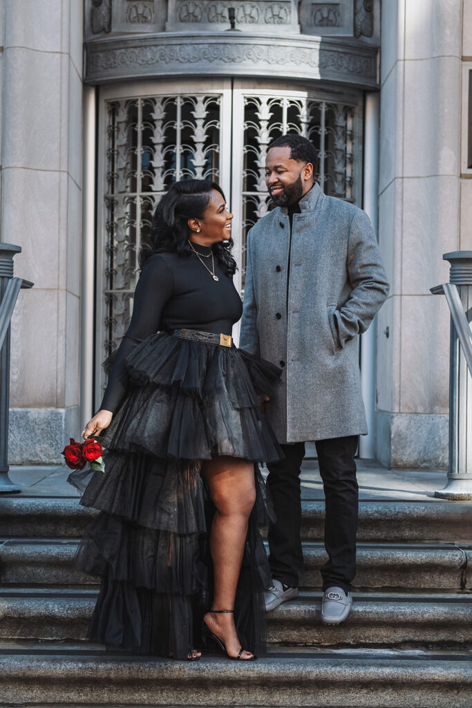 Featured in MunaLuchi Bridal Magazine Issue 29, Tamara and Karis commemorated their love in an intimate vow renewal in Old City Philadelphia.