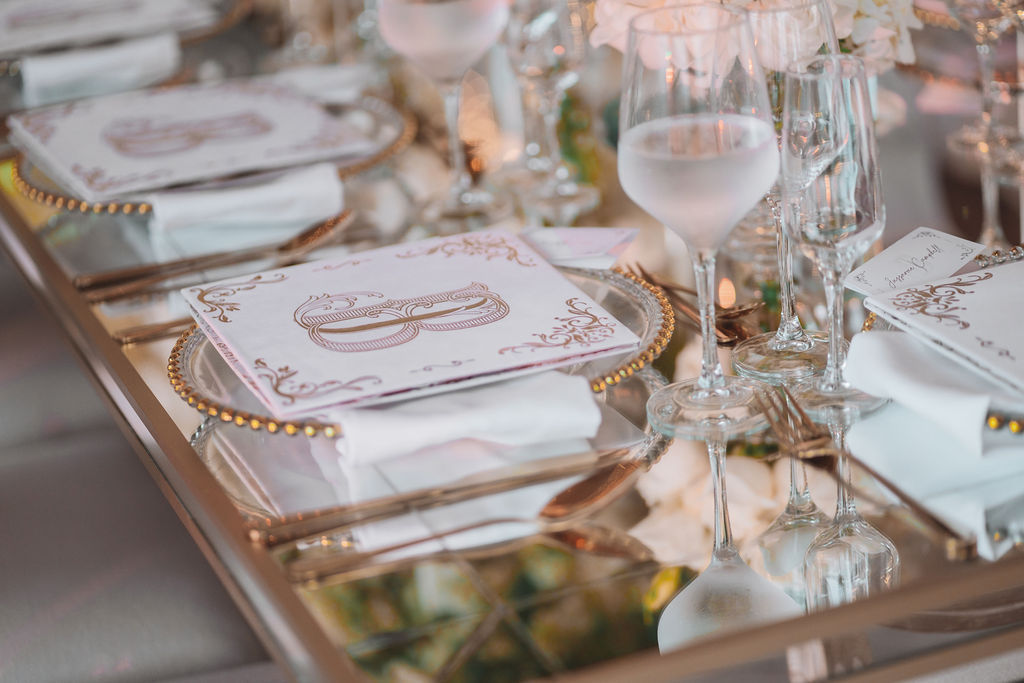 Beautiful brides say “I Do!” in a traditional and elegant destination wedding at the Finest Playa Mujeres in Mexico with lux florals & decor!