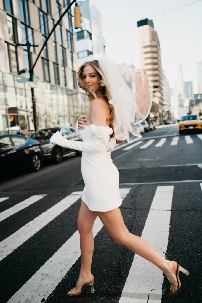 Super sweet minis & barely there bridal gowns from SS24 Bridal Fashion Week in New York are the wedding dress trends that you need to try!