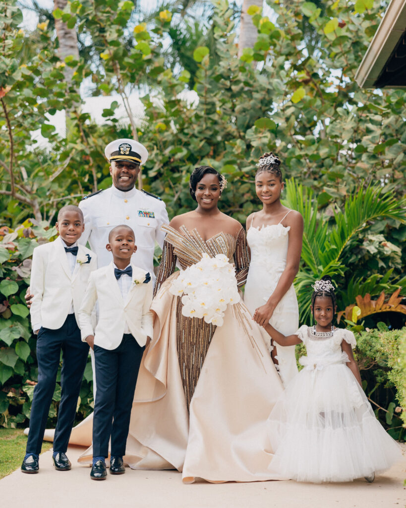 We're giving you something to talk about with Tiffany and Dane's ultra-luxe destination wedding by the beach in Jamaica! Their wedding was first featured in Issue 29!