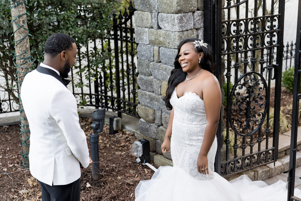 Lawrence and JaRheya's country club wedding in New Jersey celebrated all people and things that they loved and cherished the most.