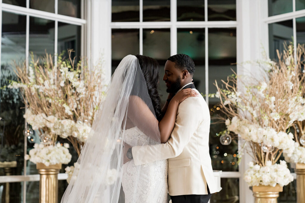 Lawrence and JaRheya's country club wedding in New Jersey celebrated all people and things that they loved and cherished the most.