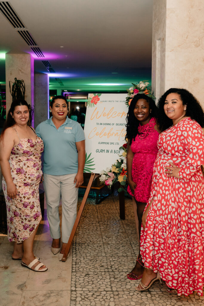 EbonyCattouse Events of GLAMMORE DMC launched "GLAM IN A BOX" on June 2nd, 2023 in San Pedro, Ambergris Caye, at Alaia Belize. 