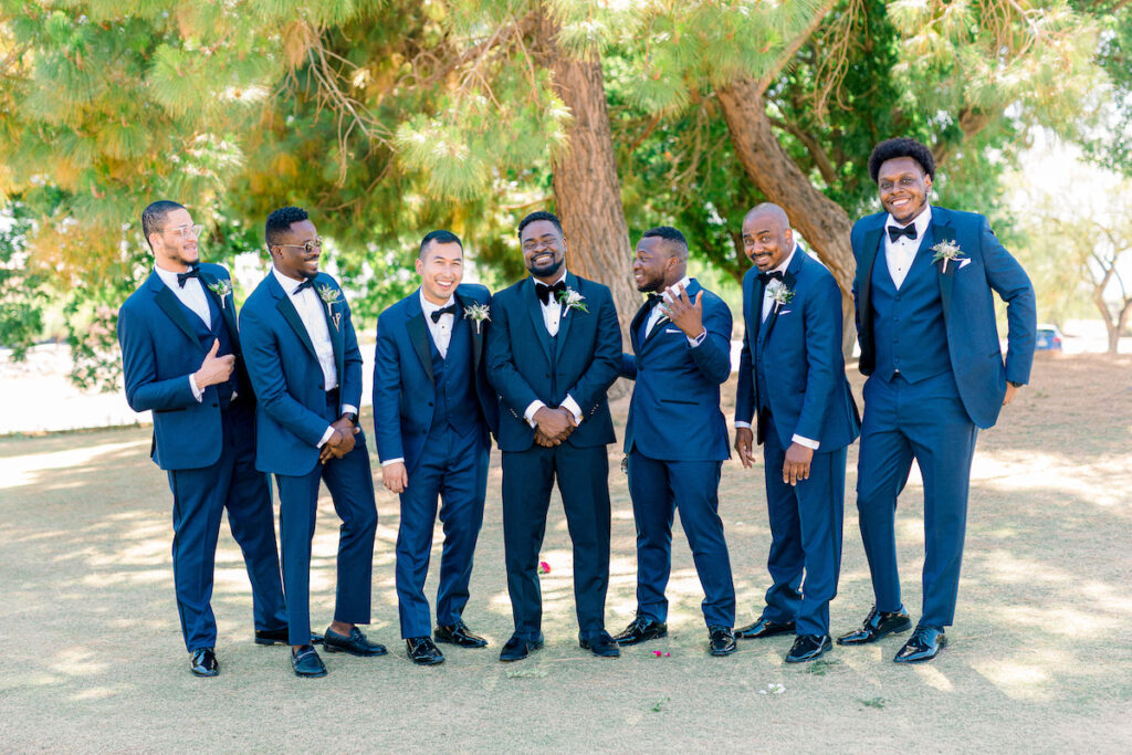 This outdoor luxe Nigerian wedding was a dream in Las Vegas and featured bold accessories, luxe details, and Nigerian culture.