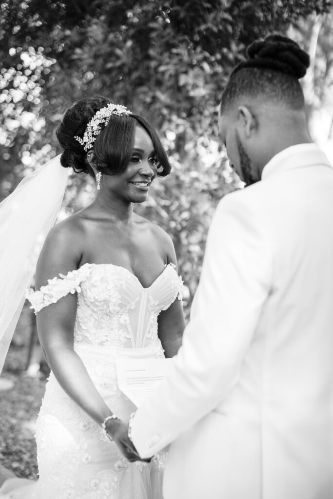 This outdoor wedding held at the beautiful Hyatt Regency Resort in Scottsdale, AZ, had timelessly chic details and perfectly pink surprises.