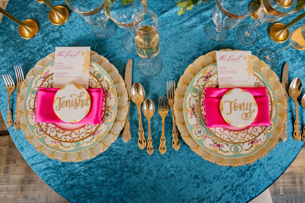 Check out this bold NOLA inspired styled shoot which showcased bold styling elements and chic DIY details for your next celebration!