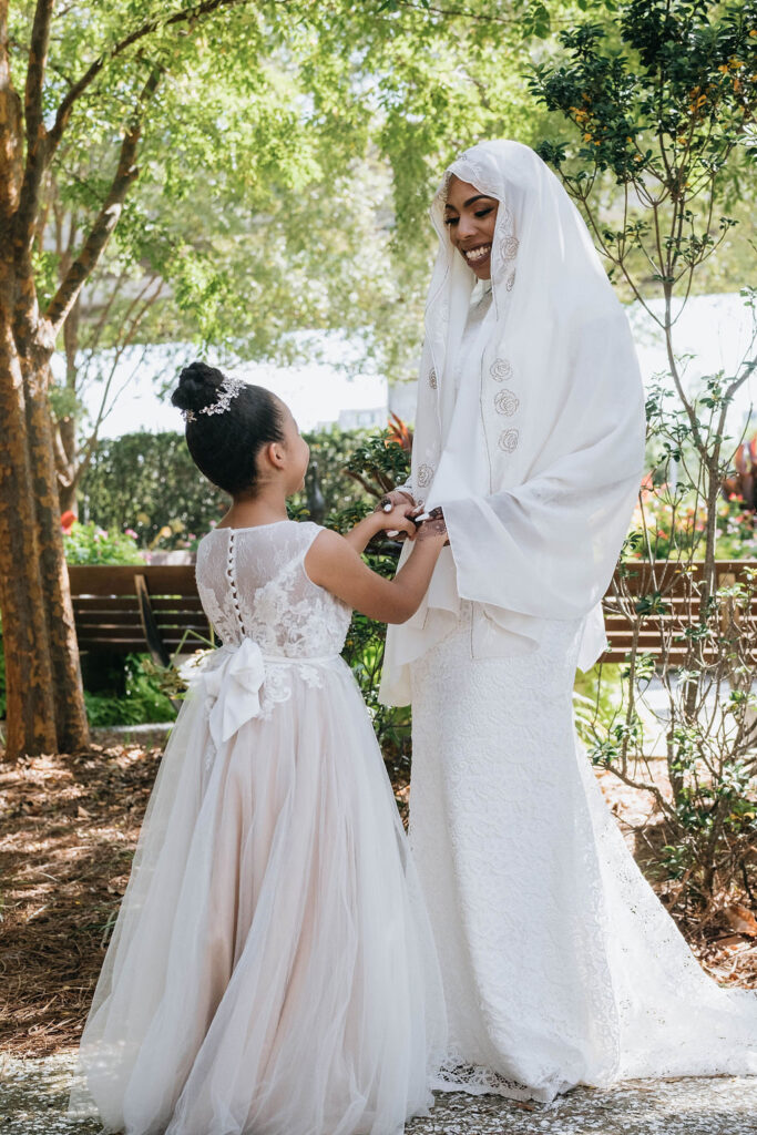 Elijah and Ayesha's romantic bohemian wedding at Mount Pleasant, South Carolina, was a beautiful display of culture and love.