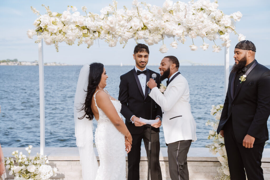 Kari and Terrance infused elements of a traditional Hindu wedding into their contemporary celebration at The Piermont in Babylon, New York! 