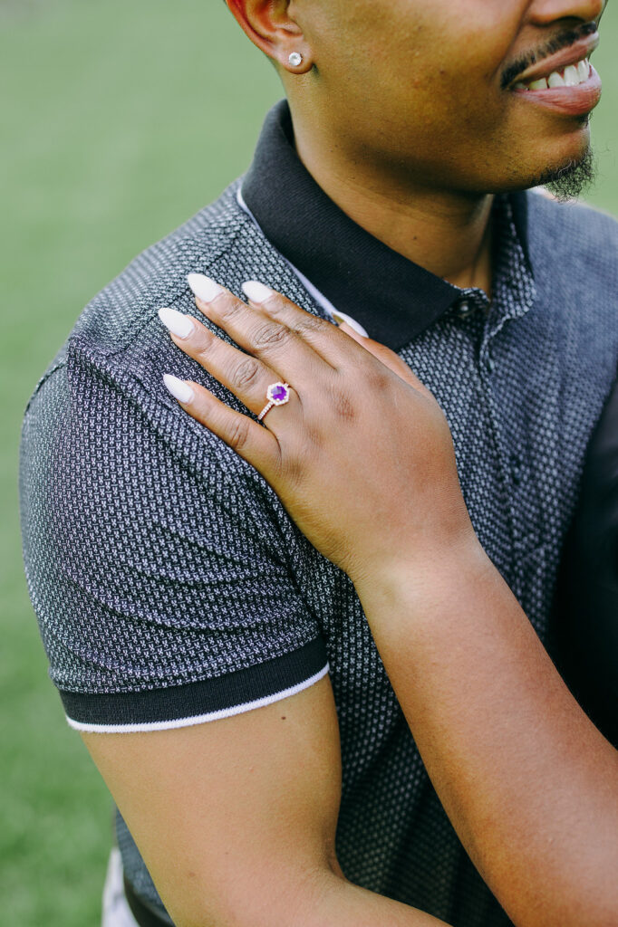 This beautiful Stone Tower Winery in Virginia played host to this incredible outdoor vineyard engagement session in Virginia.