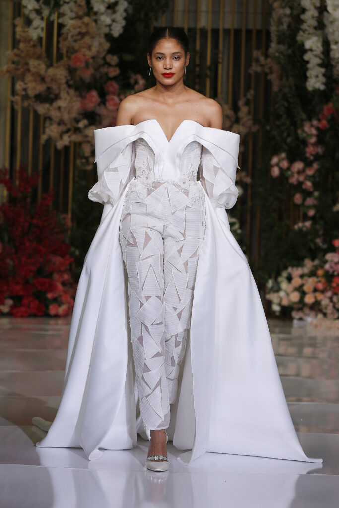 Bridal designers are already looking ahead to 2024 and showcased dazzling wedding dress trends during Bridal Fashion Week in New York.