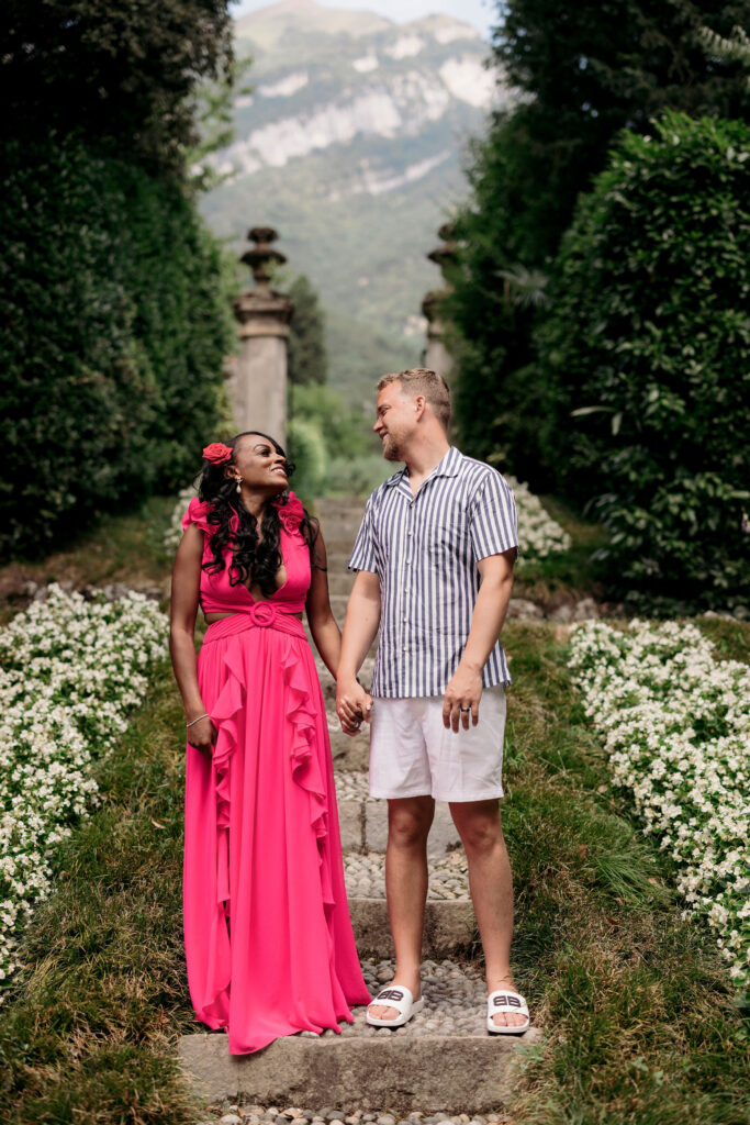 Shayna and James' outdoor wedding in Lake Como, Italy was filled with fun, family, and of course the perfect Limoncello!