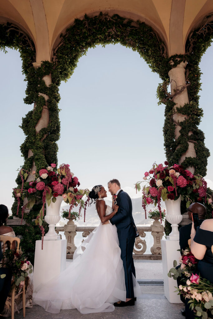 Shayna and James' outdoor wedding in Lake Como, Italy was filled with fun, family, and of course the perfect Limoncello!