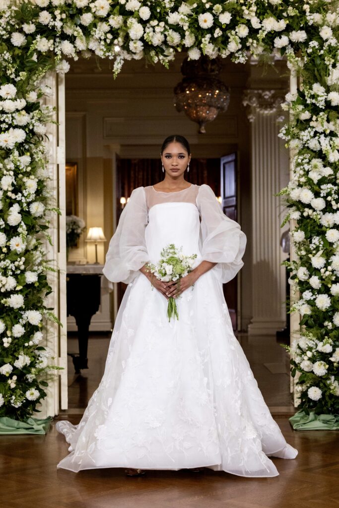 Bridal designers are already looking ahead to 2024 and showcased dazzling wedding dress trends during Bridal Fashion Week in New York.