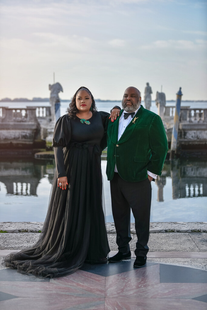 Featured in Issue 30, Muna Coterie Photographer, Chip Dizárd, is engaged! View his elegant engagement session at the Vizcaya Museum here.