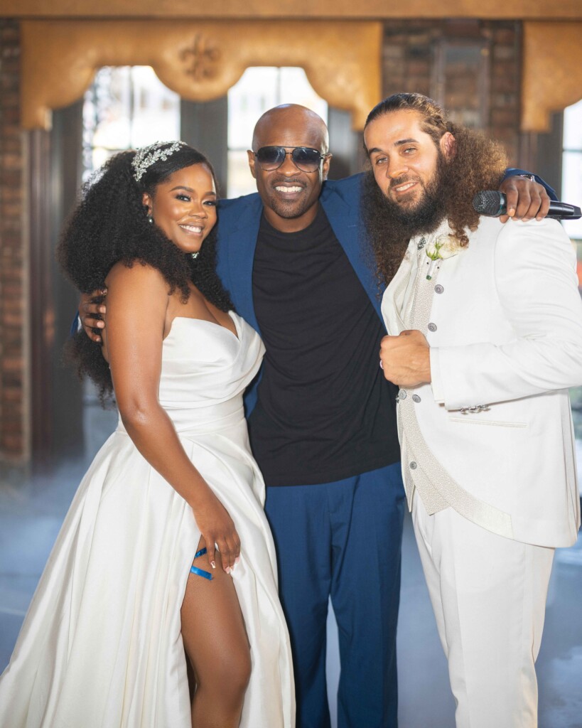 From their holiday party meet cute to partying down the aisle, Dawntavia and Fernando's luxurious Miami wedding was the day of their dreams!