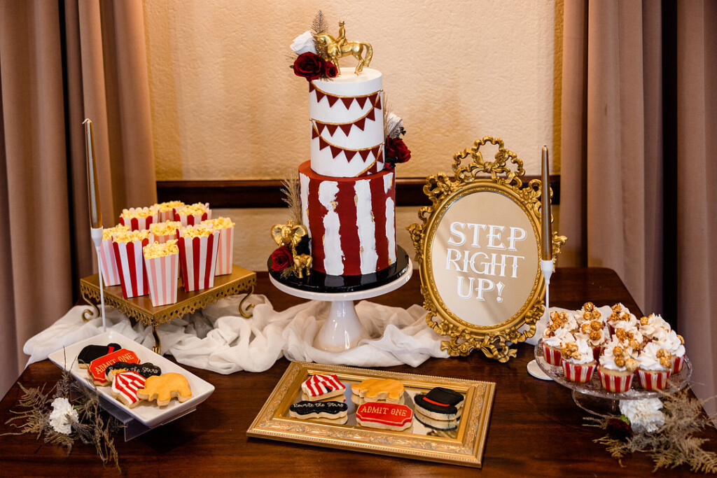 Re-write the script of your wedding with this unique vintage circus-themed styled wedding inspired by the hit movie: The Greatest Showman.